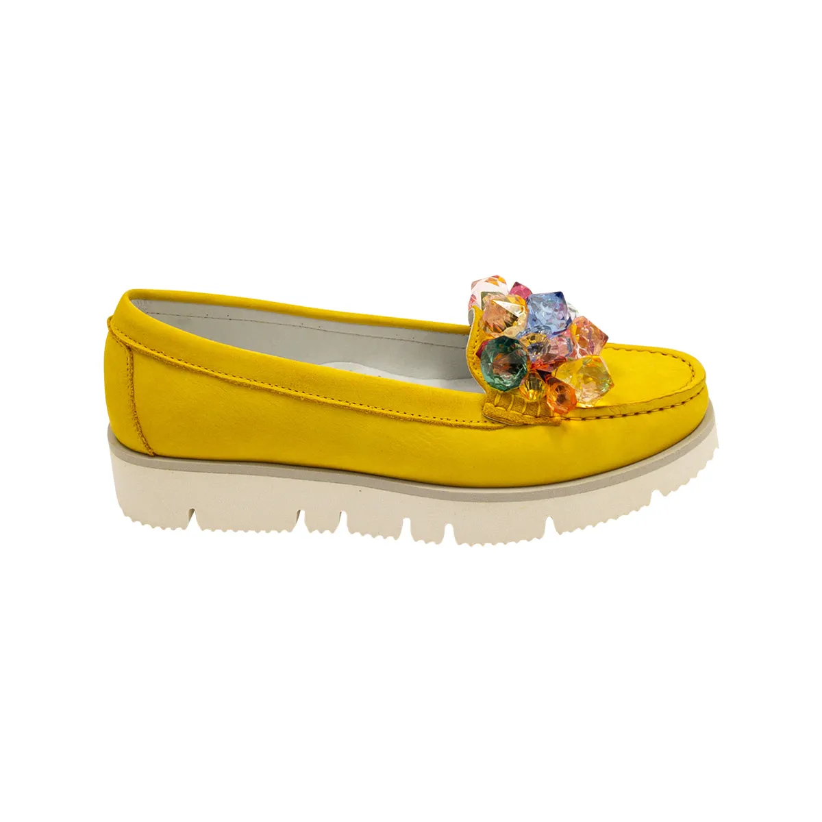 1204 Nabuck Yellow Loafer