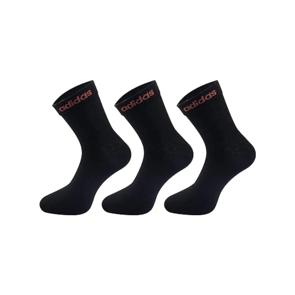 Adidas Men's Flat Knit Ankle Socks (Black)