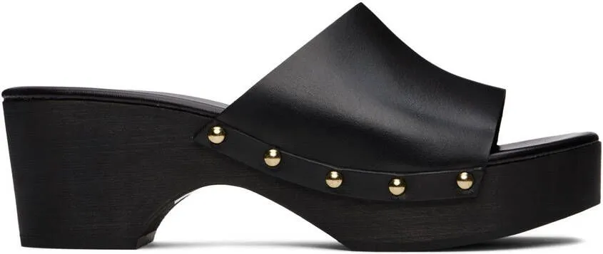 Aeyde Black Bobbie Clogs