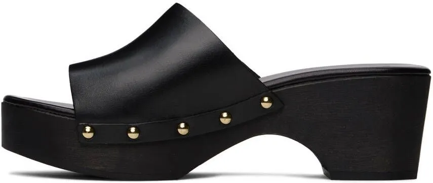 Aeyde Black Bobbie Clogs