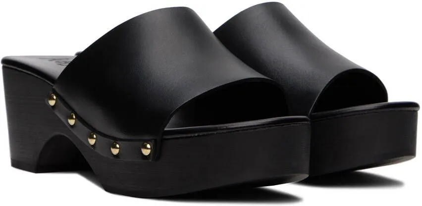 Aeyde Black Bobbie Clogs