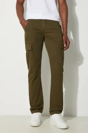 Alpha Industries cotton trousers Agent Pant green color 158205.142