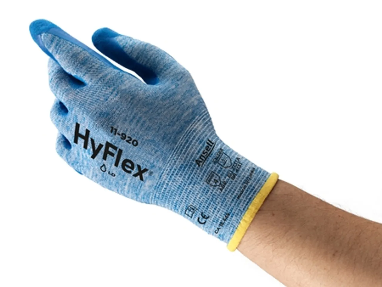 Ansell Hyflex 11-920, Blue, Size 9 - 12 Each