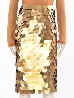 Art School Oversized Sequin Pencil Skirt