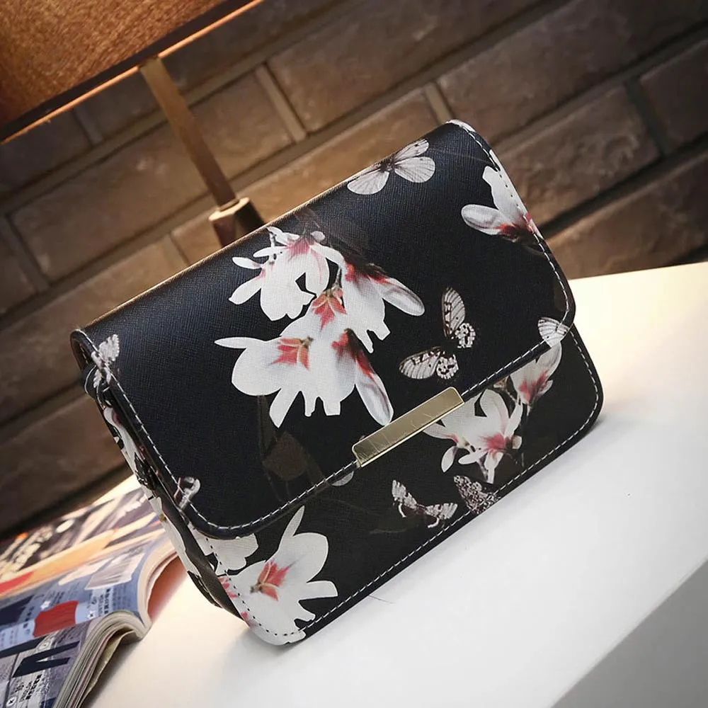 Bags Handbags Women Famous s Floral PU Leather Shoulder Satchel Retro Messenger Bag Bolsos Femenina