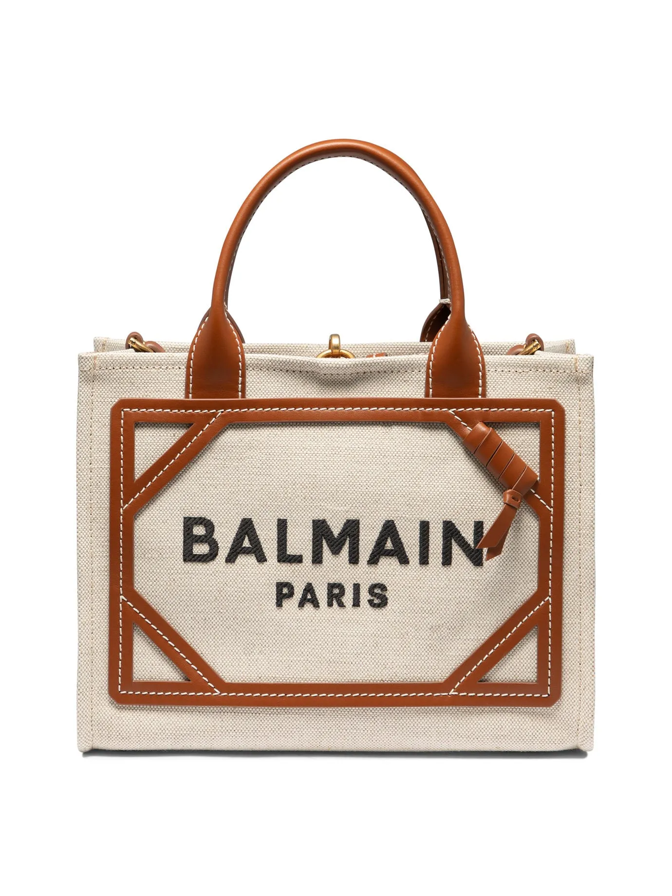 BALMAIN 24FW Beige Tote Bag for Women