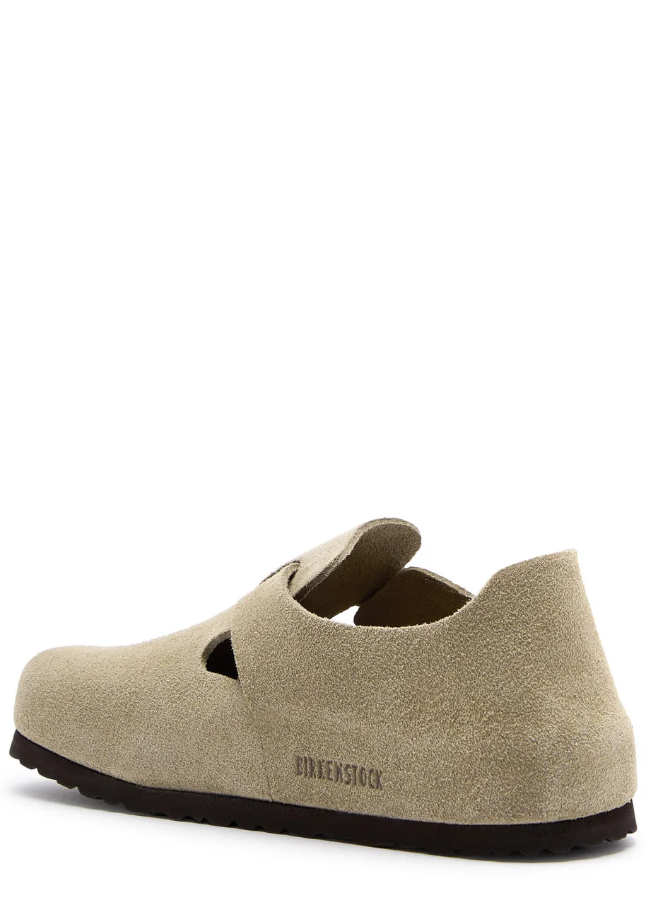 BIRKENSTOCK London suede clogs -                         -                     -                