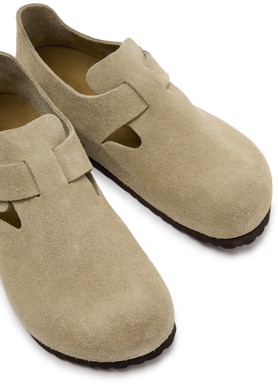 BIRKENSTOCK London suede clogs -                         -                     -                