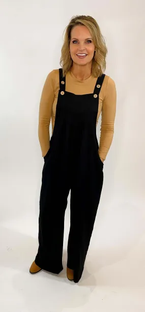 Black Wide Leg Jumper