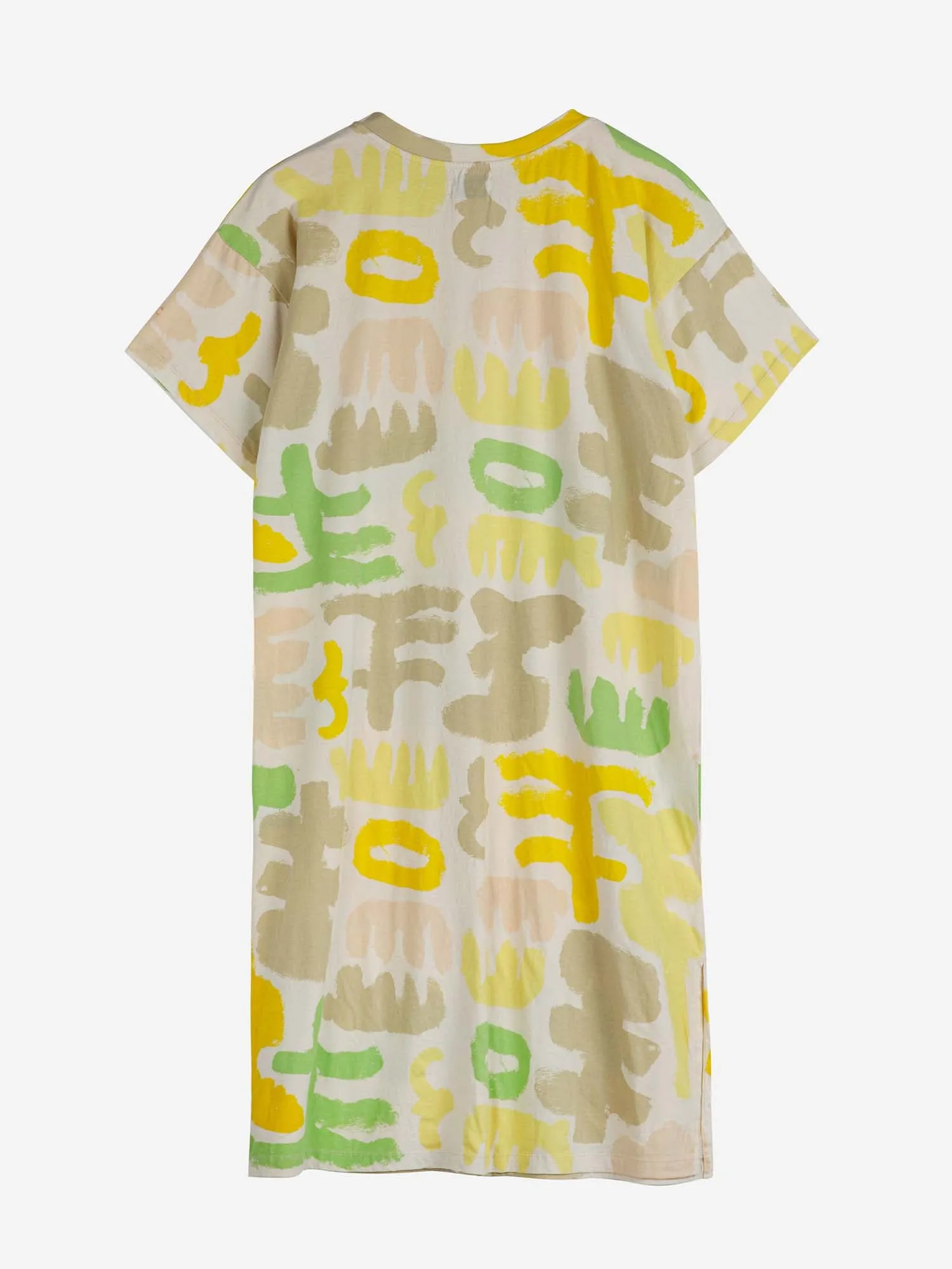 Carnival Print Long T-shirt Dress