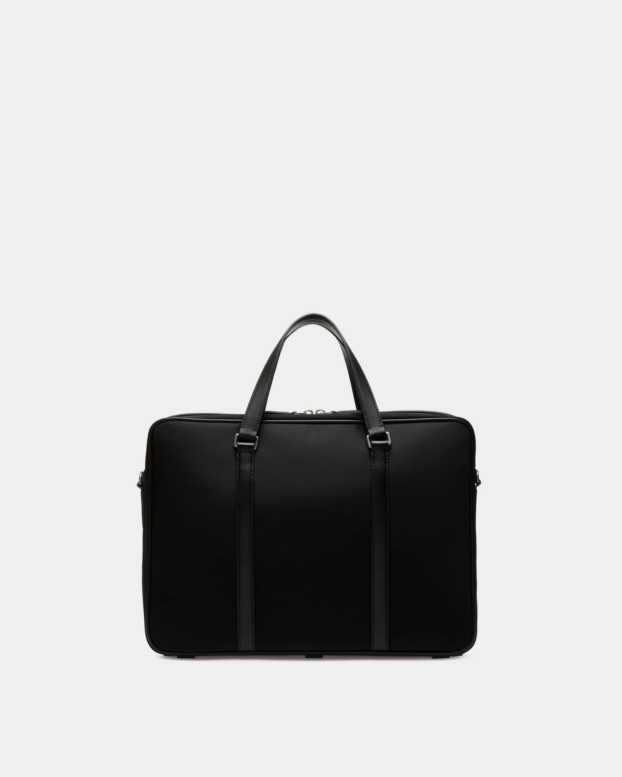 Code Briefcase In Black Nylon 