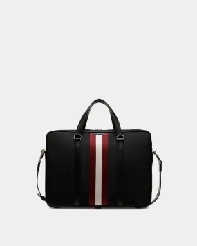 Code Briefcase In Black Nylon 