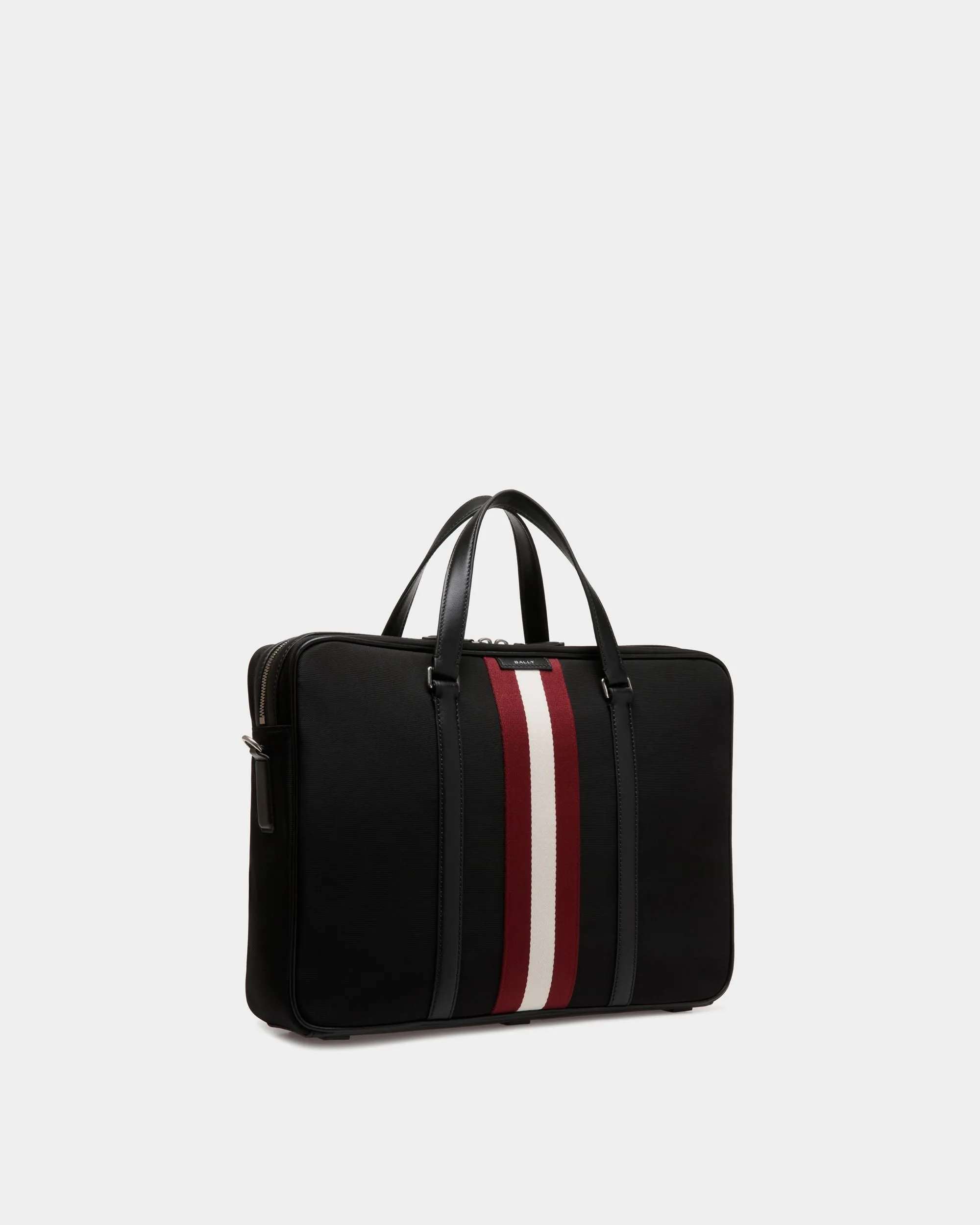 Code Briefcase In Black Nylon 