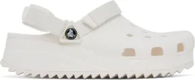 Crocs White Hiker Clogs