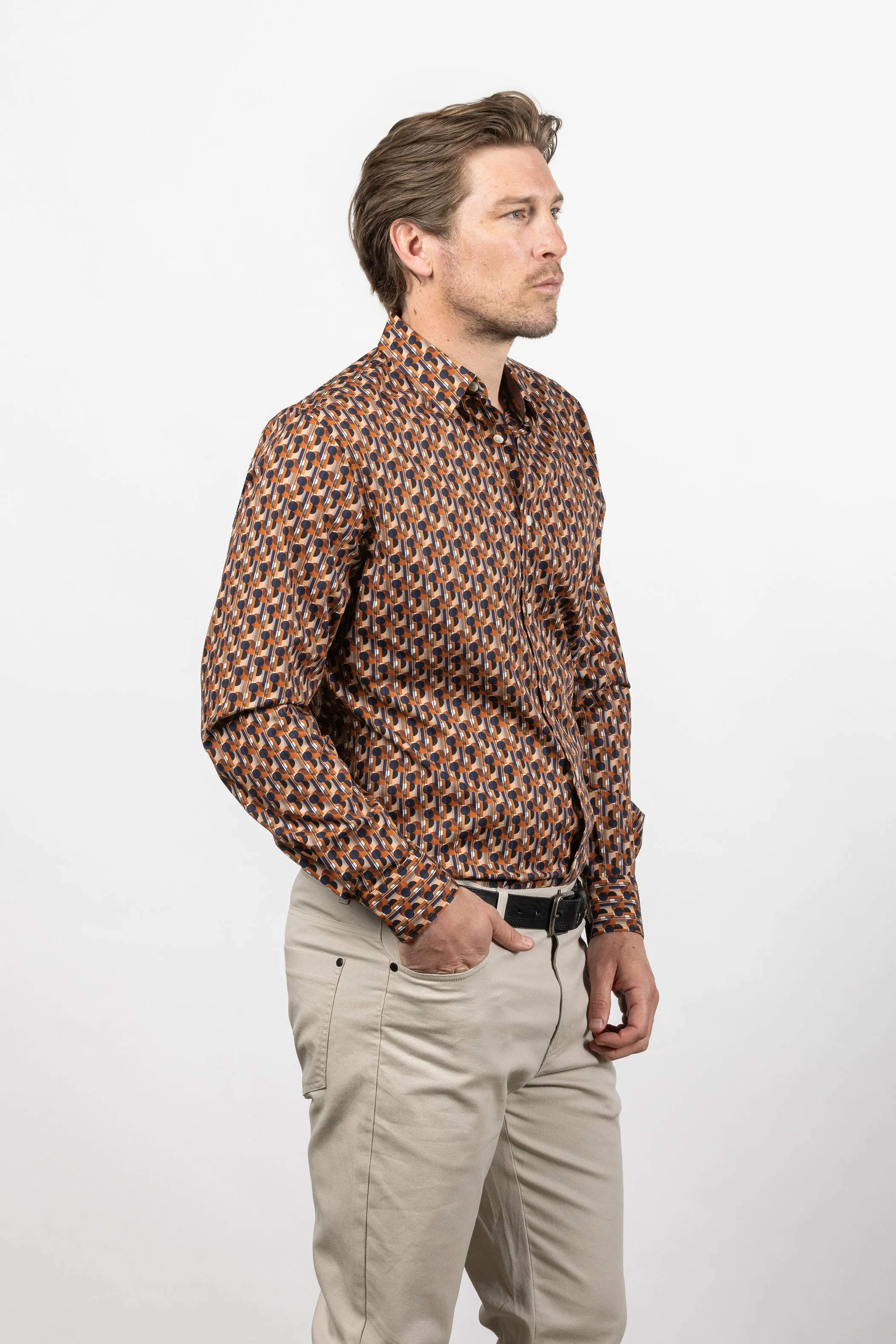 Cutler & Co - Blake Shirt - Chocolate