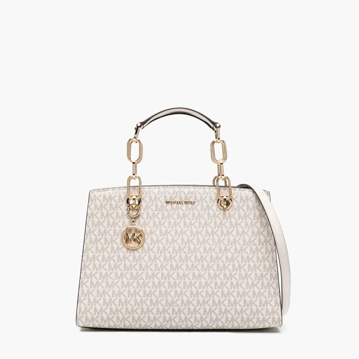 Cynthia Medium Signature Logo Satchel