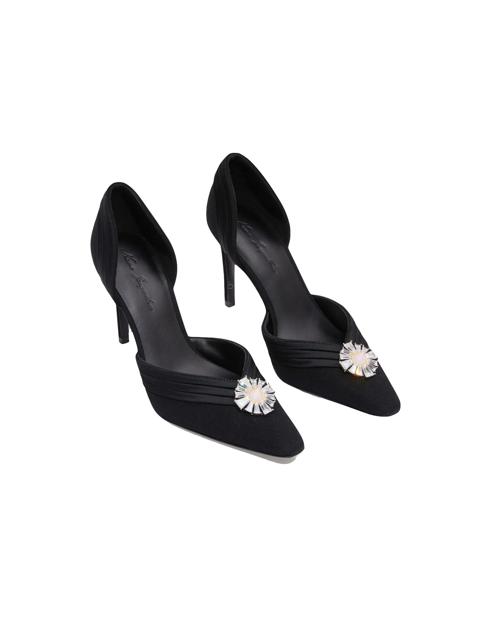 Diana Diamond Heels (Black) (Final Sale)