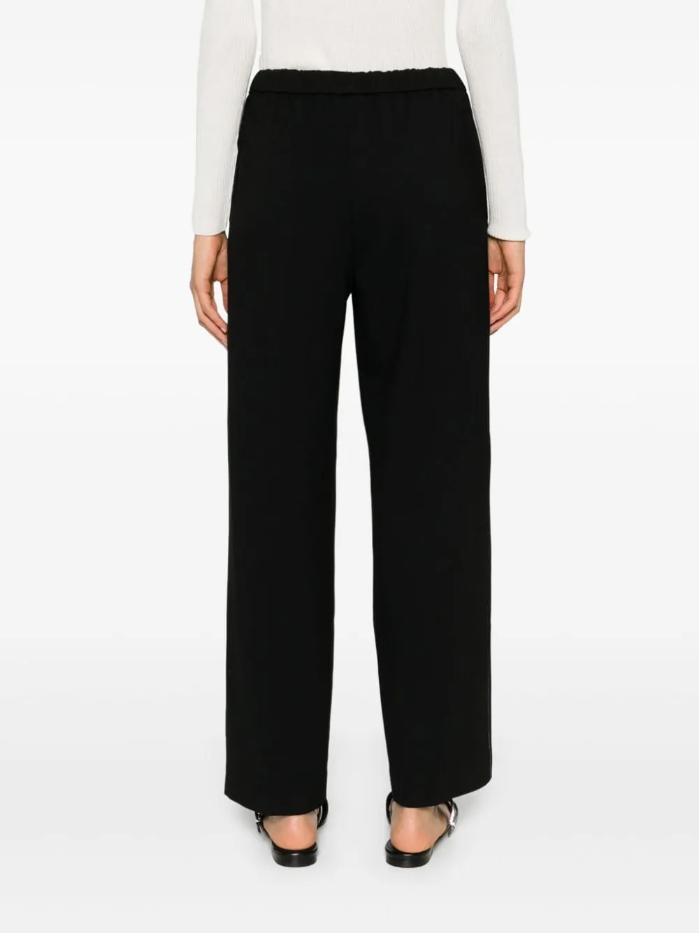 ELASTICATED DRAWSTRING TROUSERS