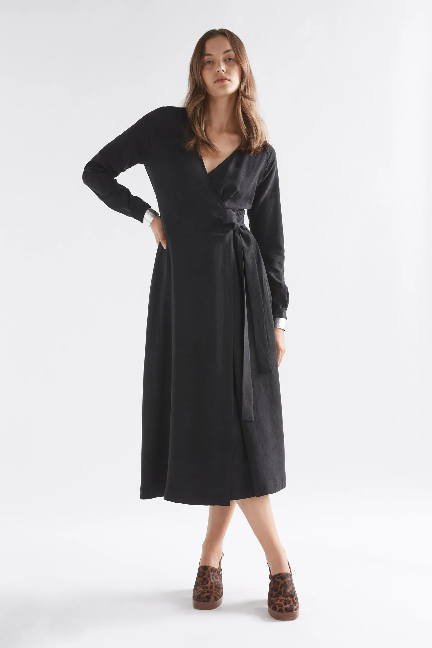 Elk The Label - Edita Wrap Dress - Black