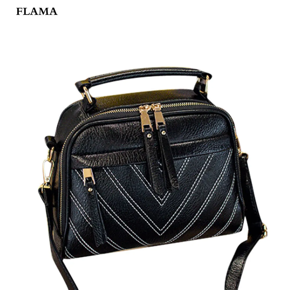 Famouswomen messenger bags luxury women's hbags Leather Striped crossbody Shoulder bag bolsos mujer bag clutch