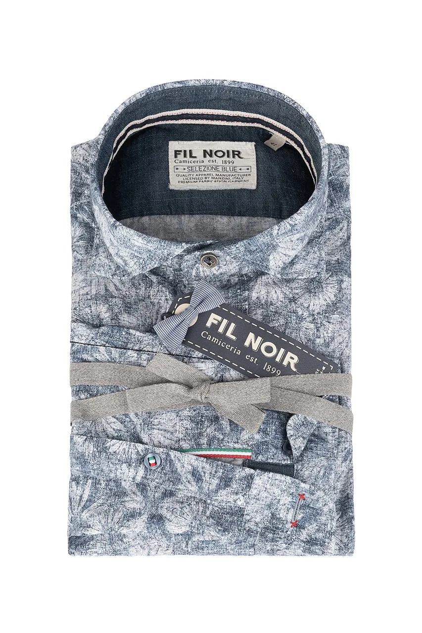 Fil Noir - Giuseppe Shirt - Indigo