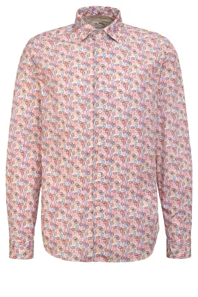 Fil Noir - Treviso Shirt - Red/Blue/Pink Swirls