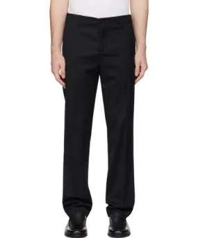 Filippa K Black Elastic Waist Tailored Trousers