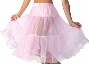 Flirting with The 50's Rockabilly Women's Pink Crinoline Petticoat