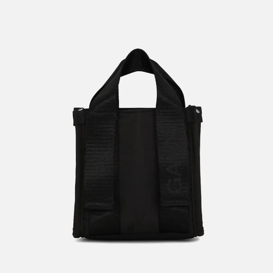 Ganni Tech Small Recycled Mini Tote Bag