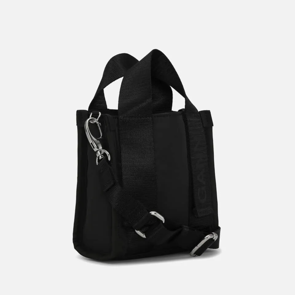 Ganni Tech Small Recycled Mini Tote Bag