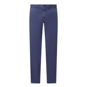 GANT Dobby Structure Leg Chinos - Mid Blue