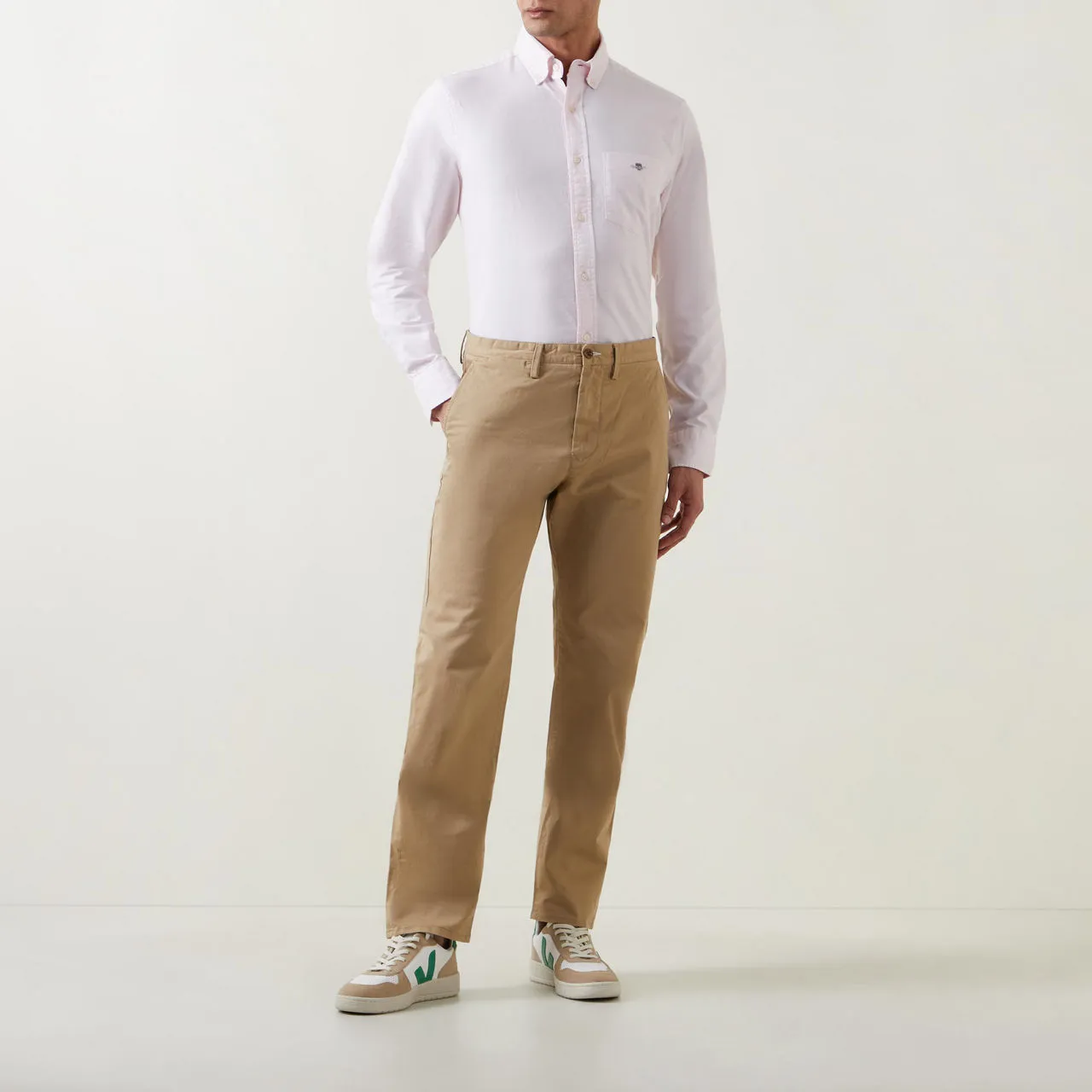 GANT The Sustainable Edit Regular-Fit Twill Chinos - Beige