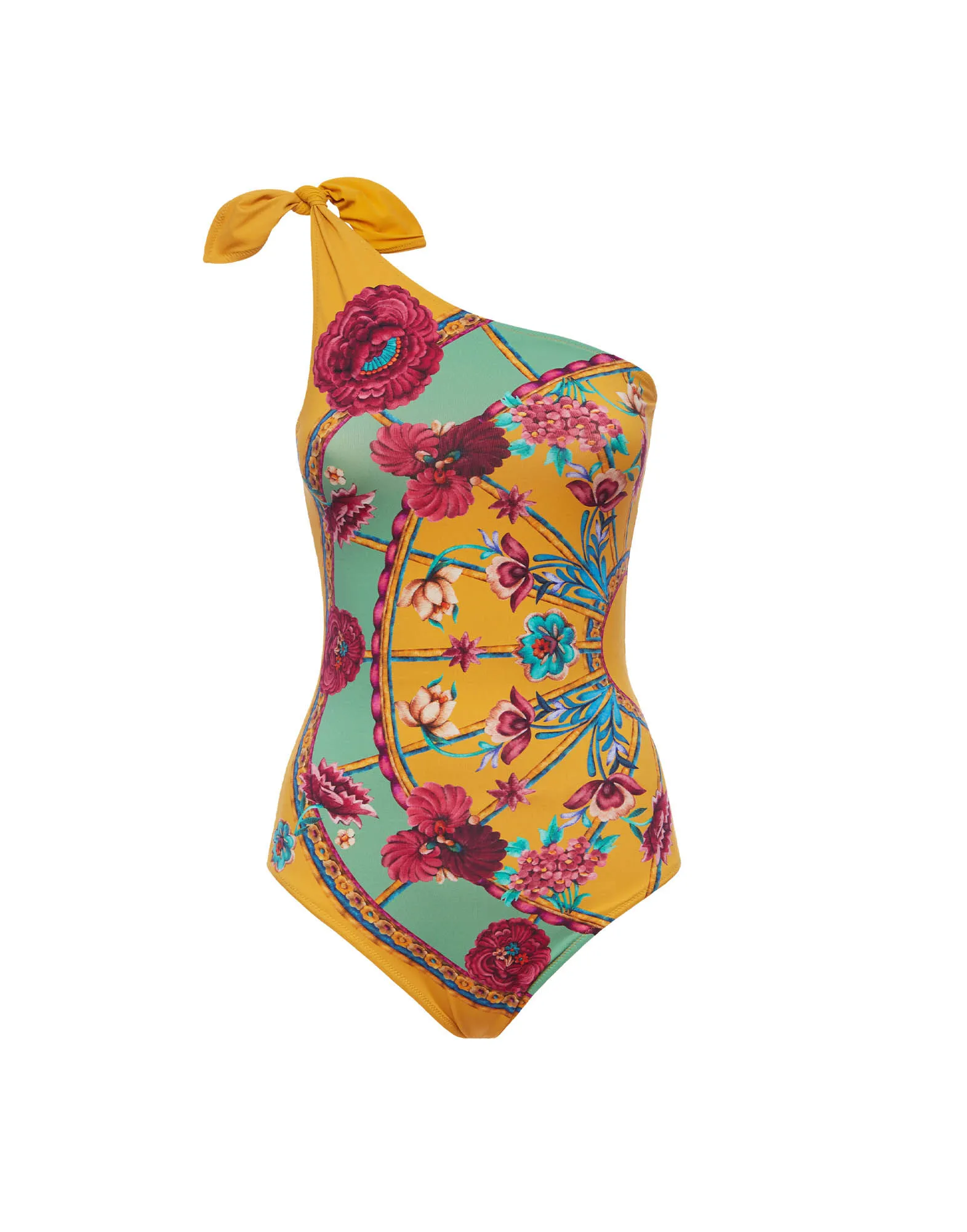 Goddess Suit in Zodiac Placée Marigold for Women | La DoubleJ