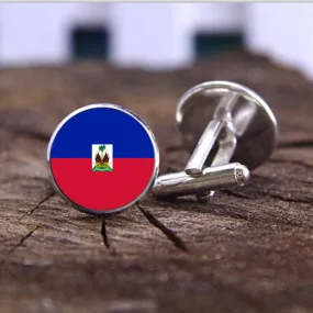 Haiti National Flag Cufflinks