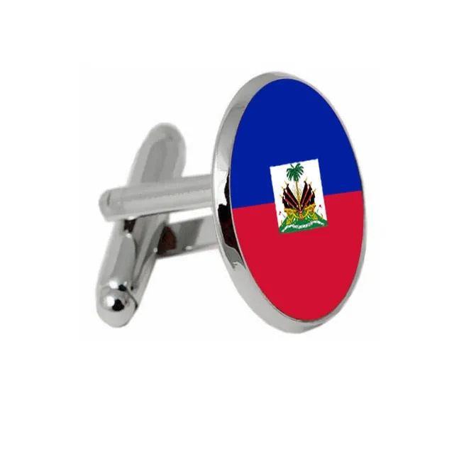 Haiti National Flag Cufflinks