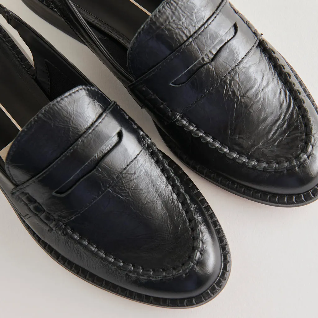 HARDI WIDE LOAFERS MIDNIGHT CRINKLE PATENT– Dolce Vita 6952669216834