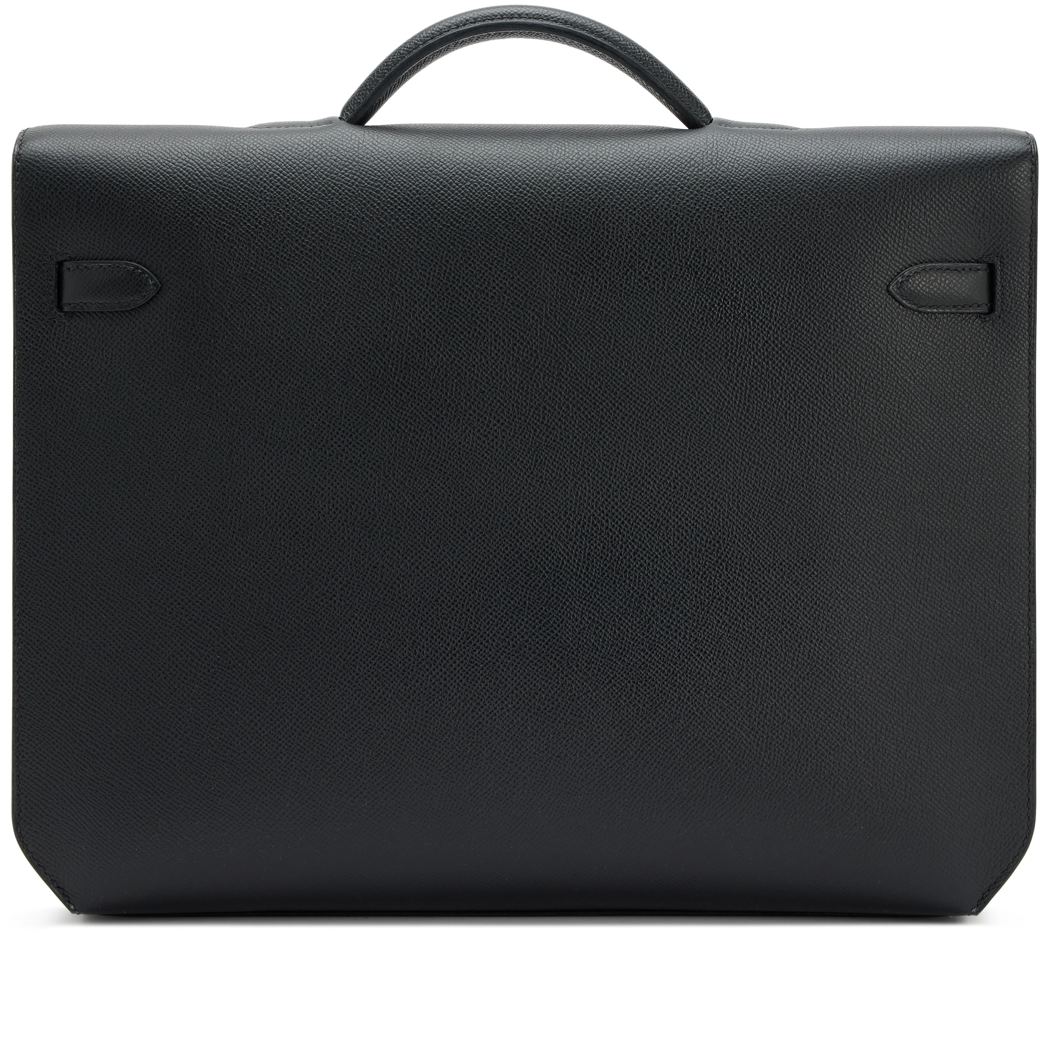 Hermès Black Epsom Kelly Depeches 36 Briefcase Palladium Hardware, 2021