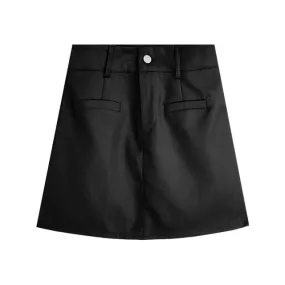 High Rise Plain Mini Pencil Skirt EE6