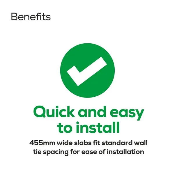 ISOVER Cavity Wall Slab 36 4.37m2 1200 x 455 x 125mm