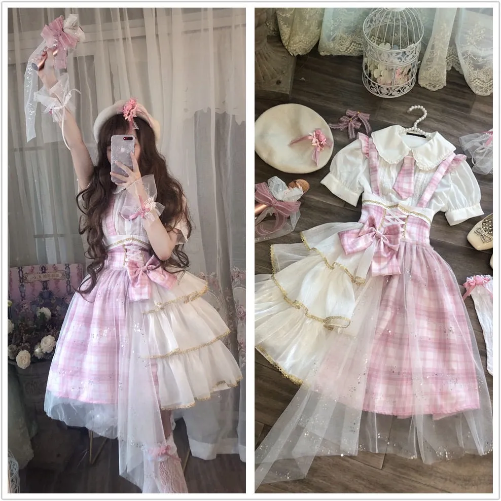 Japanese Girl Idol style strap dress