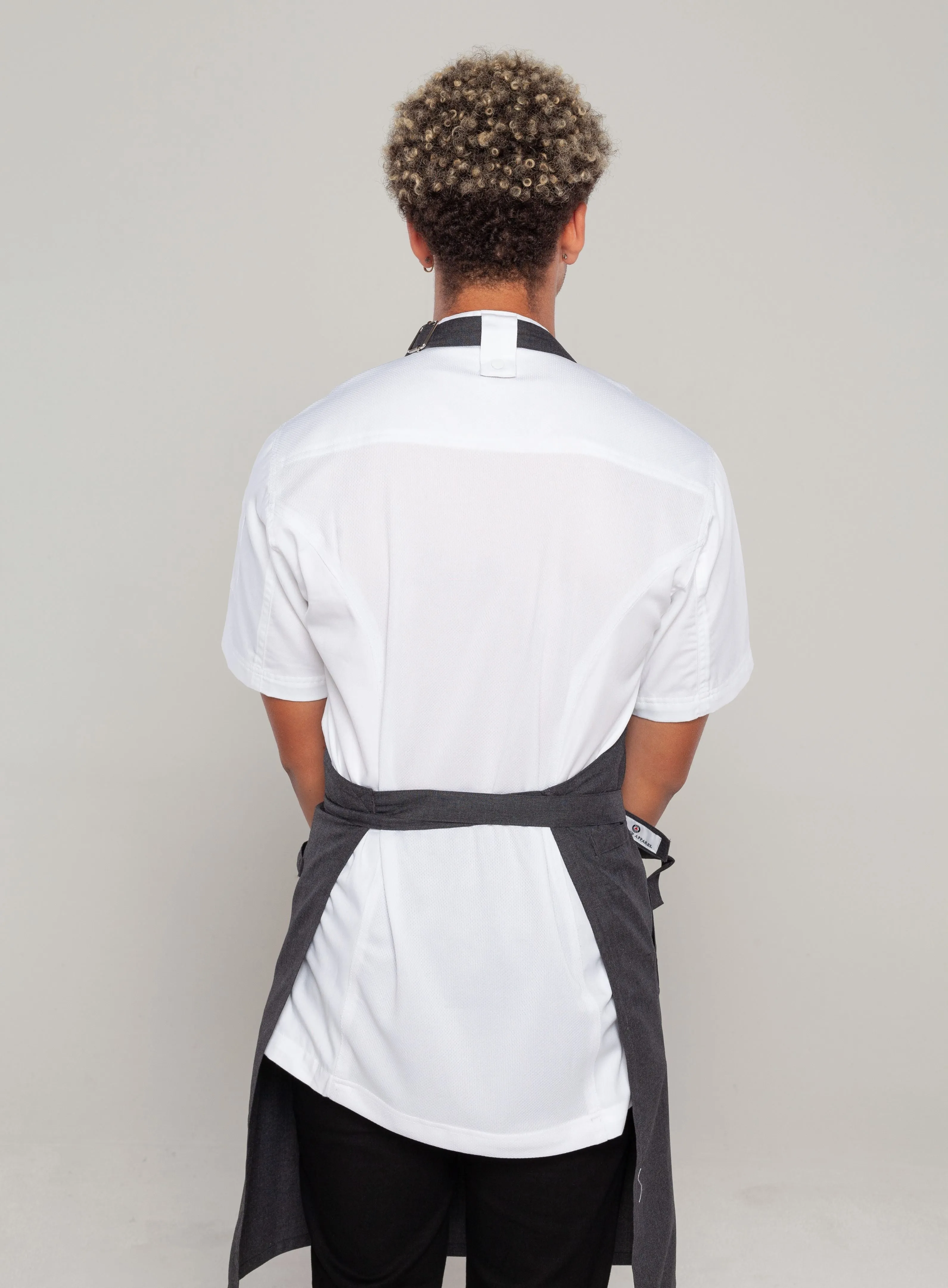 Josh Charcoal Grey bib Small size Apron