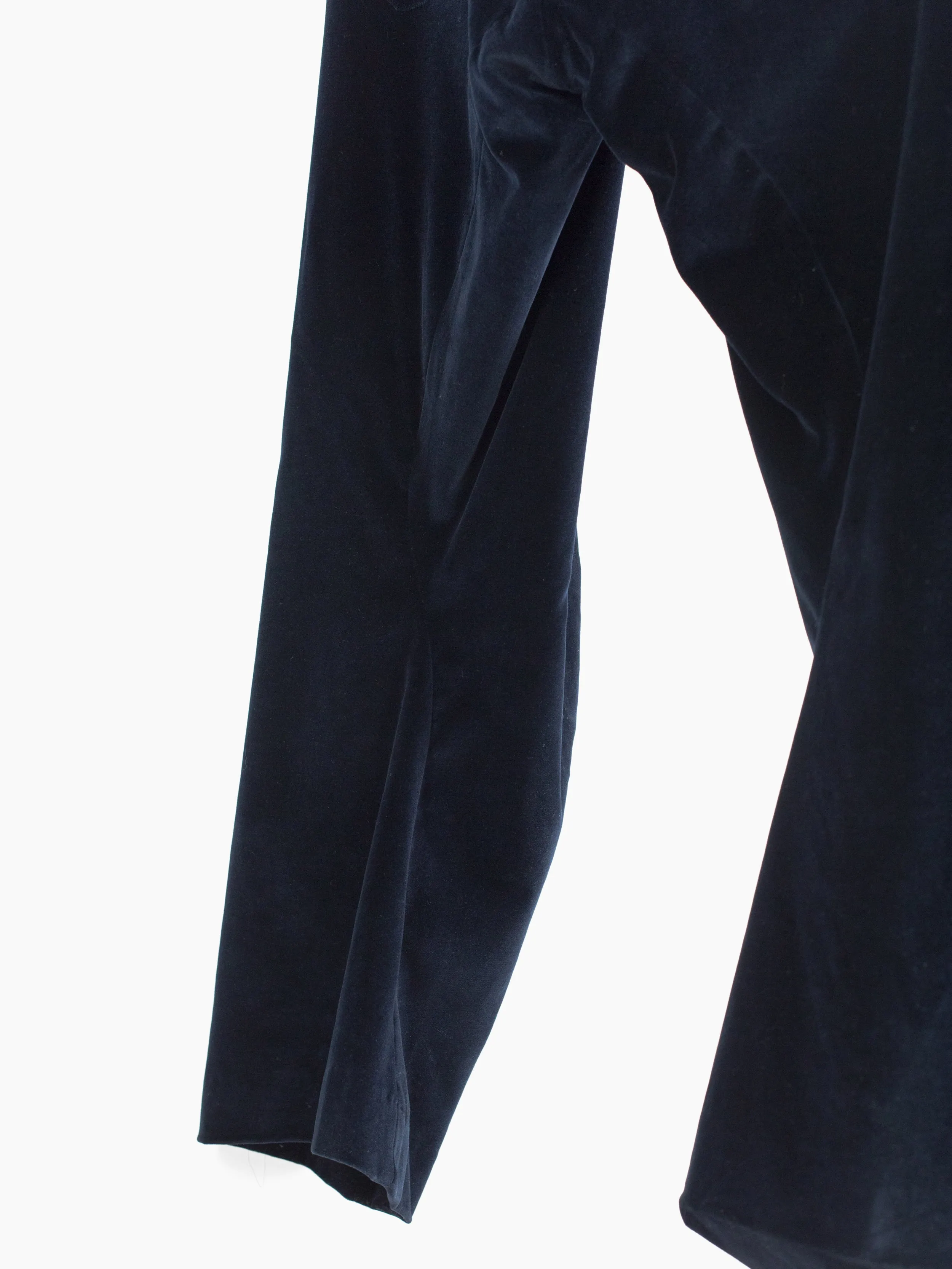 Kozaburo SS18 Velour 3D Tailored Trousers