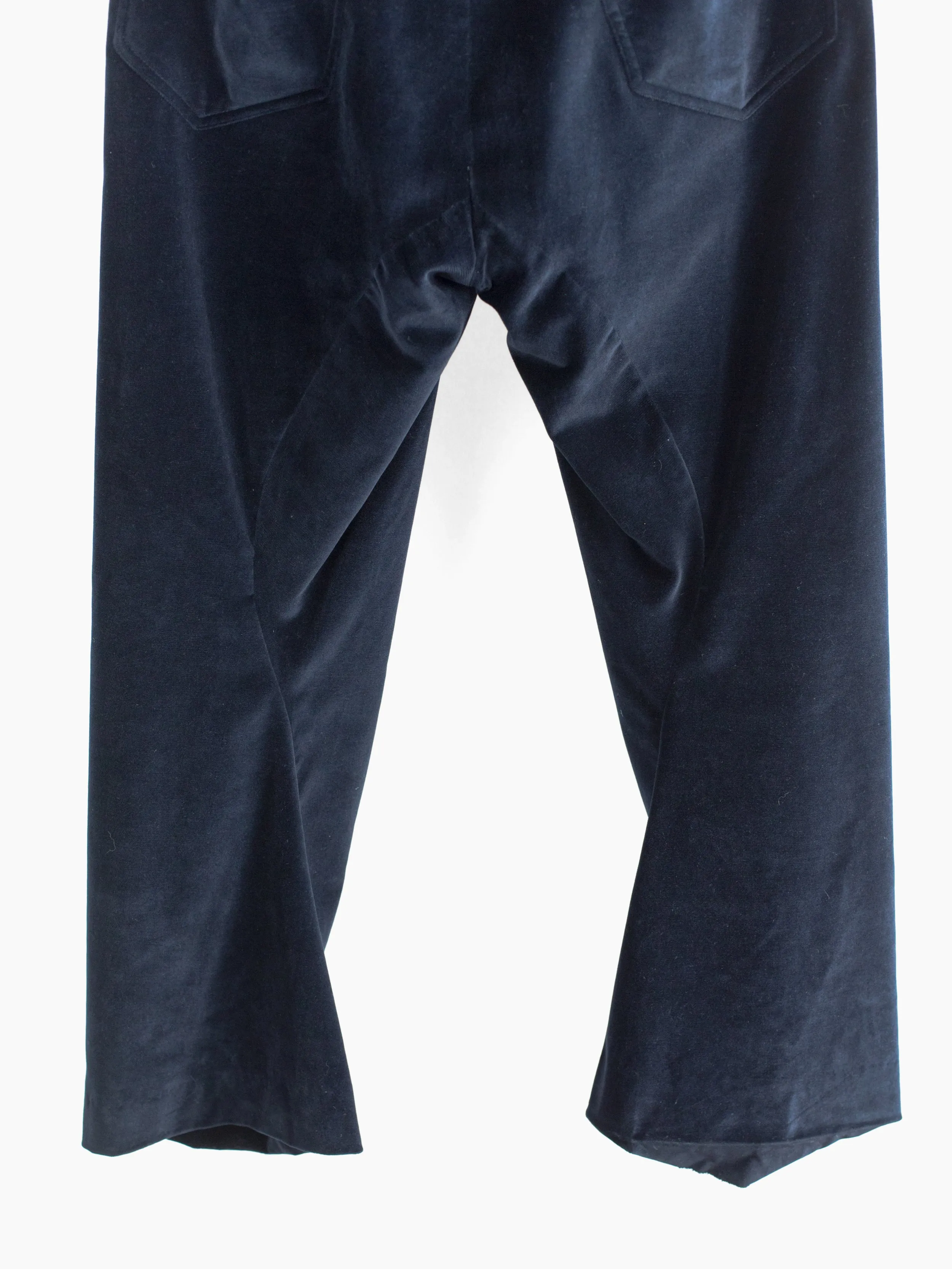 Kozaburo SS18 Velour 3D Tailored Trousers