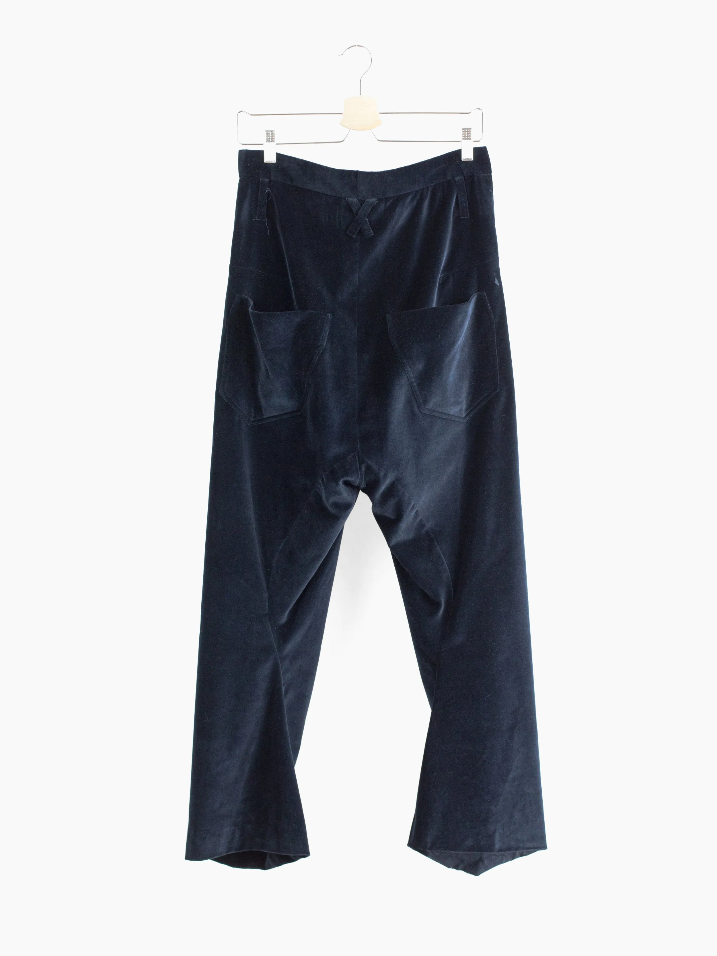 Kozaburo SS18 Velour 3D Tailored Trousers