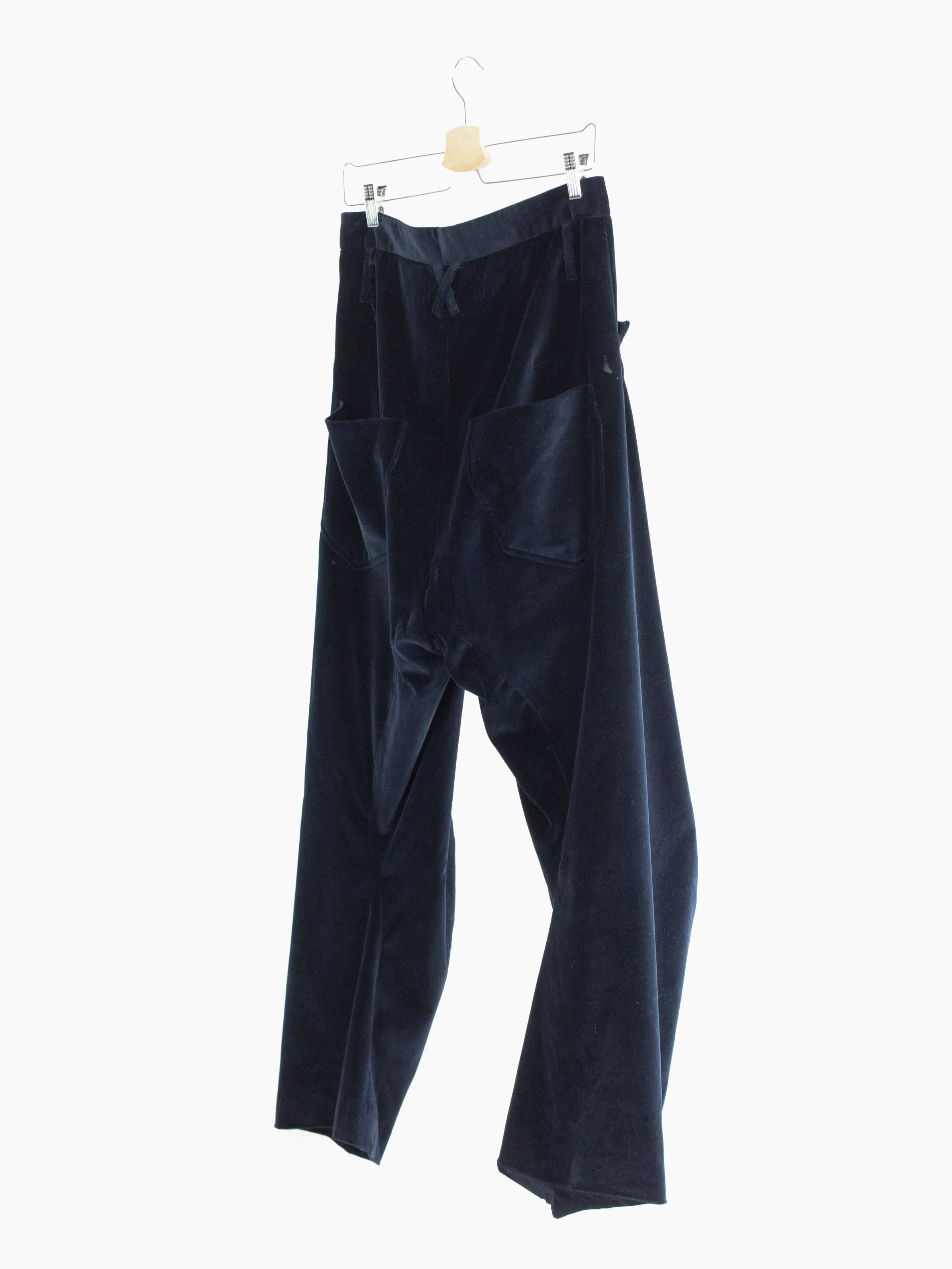 Kozaburo SS18 Velour 3D Tailored Trousers