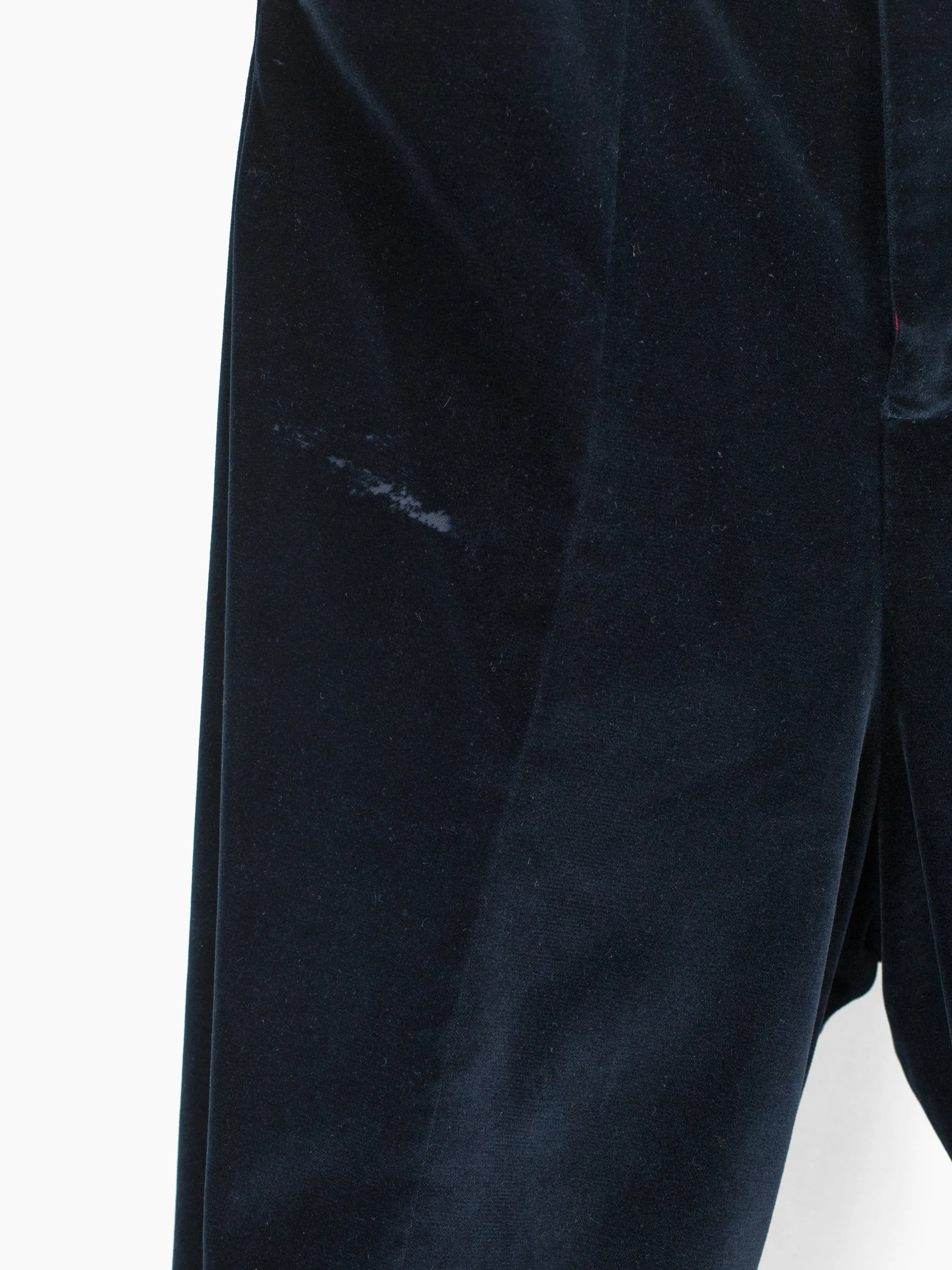 Kozaburo SS18 Velour 3D Tailored Trousers