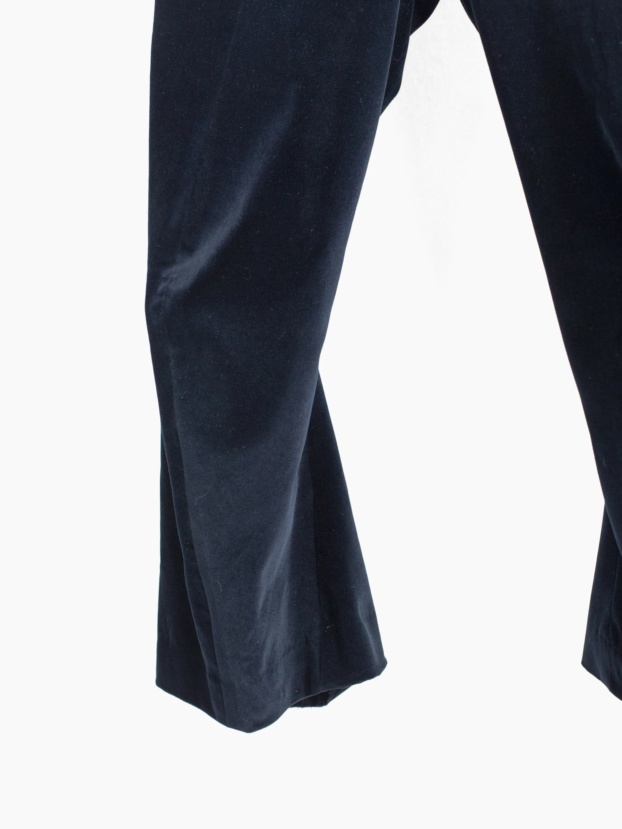 Kozaburo SS18 Velour 3D Tailored Trousers