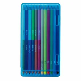 Kutsuwa colored pencils (in blue case)