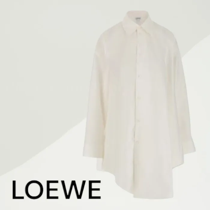 LOEWE  |Trapeze shirt dress in cotton