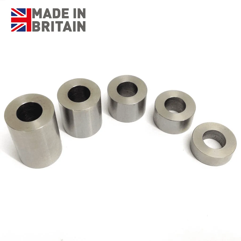 M8 x 20mm O/D x 12mm Length Spacers - 303 Stainless Steel